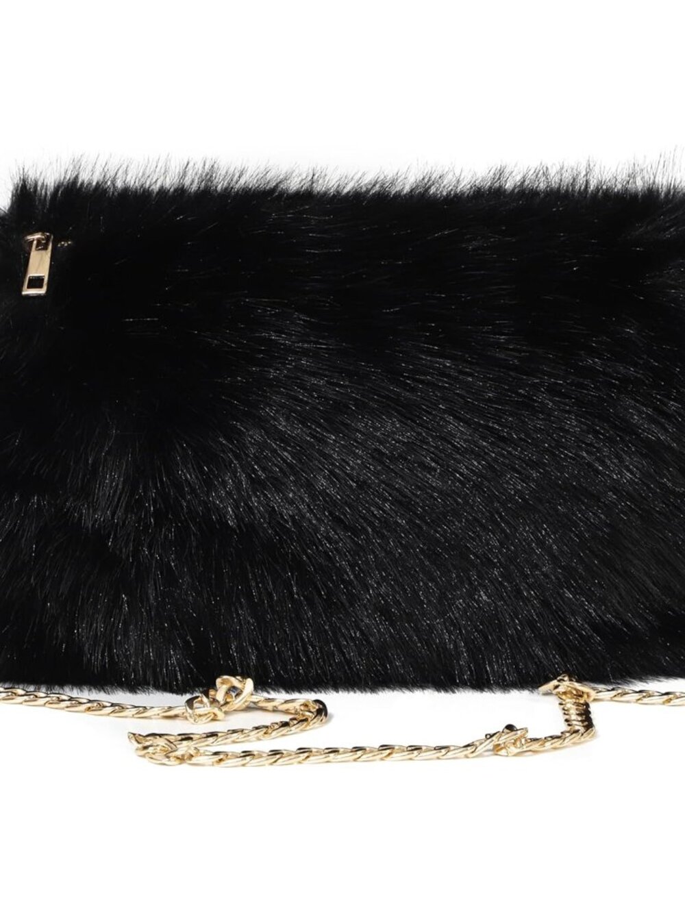 Faux Fur Crossbody Bags for Women Shoulder Bag Purse Handbags Shoulder Strap